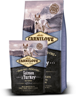 CarniLove Salmon & Turkey for puppy 12 kg (FRI FRAGT)