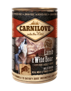 Carnilove Canned Lamb & Wild Boar for Adult 400g