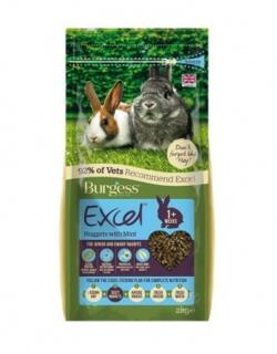 Burgess Excel Junior/Dværgkanin Mint 1,5 kg