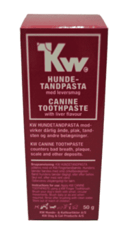 Kw Hundetandpasta med leversmag 75g