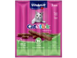 Vitakraft Cat Stick Healthy med kylling og kattegræs