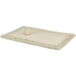 Kradsemåtte plys 55x35cm beige