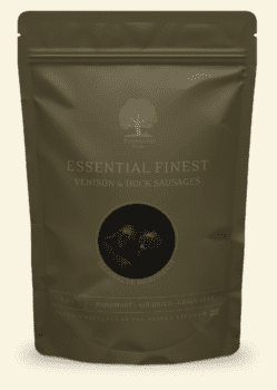 ESSENTIAL FINEST VENISON & DUCK SAUSAGES 8 stk