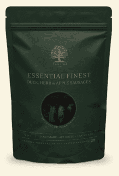 ESSENTIAL FINEST DUCK, HERB & APPLE SAUSAGES 6 stk