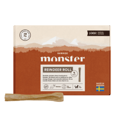 Monster Rawhide Beef Rulle - 1 stk