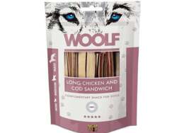 Woolf Chicken & Cod Sandwich Long 100g