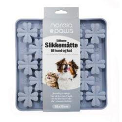 Nordic Paws Slikkemåtte - Blomst Grå