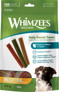 Whimzees Stix M til mellemstore hunde - 14 stk