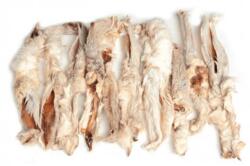 Kæmpe Pose Kaninører med Pels – 500 g