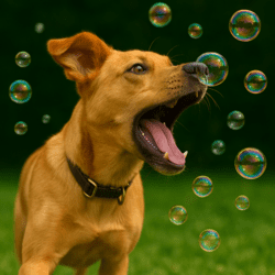 Bacon Sæbebobler til Hund – 120 ml