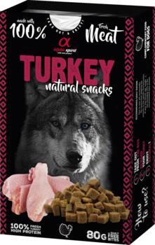 Alpha Spirit Naturals Turkey hundesnacks (UDSOLGT)