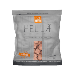 Hellä Okse – Proteinrigt fuldfoder til aktive hunde - 1 kg