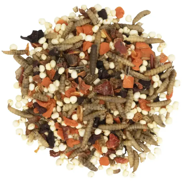JR Farm Tiny Treats Hermetia Mix 200 g | Snack med insektprotein til gnavere