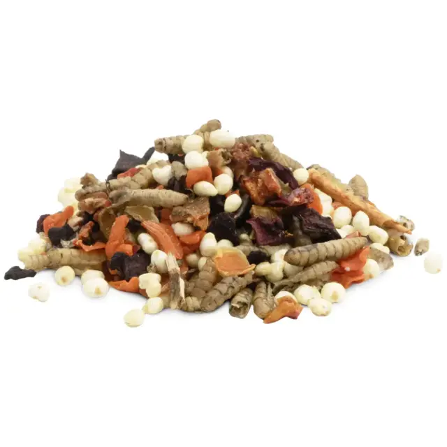 JR Farm Tiny Treats Hermetia Mix 200 g | Snack med insektprotein til gnavere
