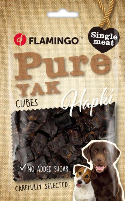 Hapki Cubes with Yak 85 g | Hypoallergen hundesnack med yak