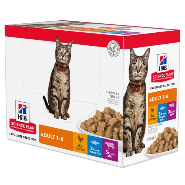 Science Plan™Tender Chunks in Gravy Adult 12x85 g
