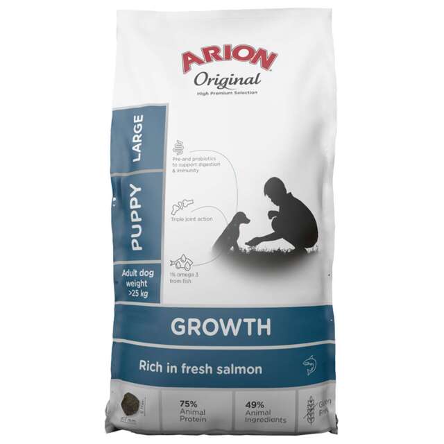 Arion Puppy Large Breed – Salmon & Rice 12 kg