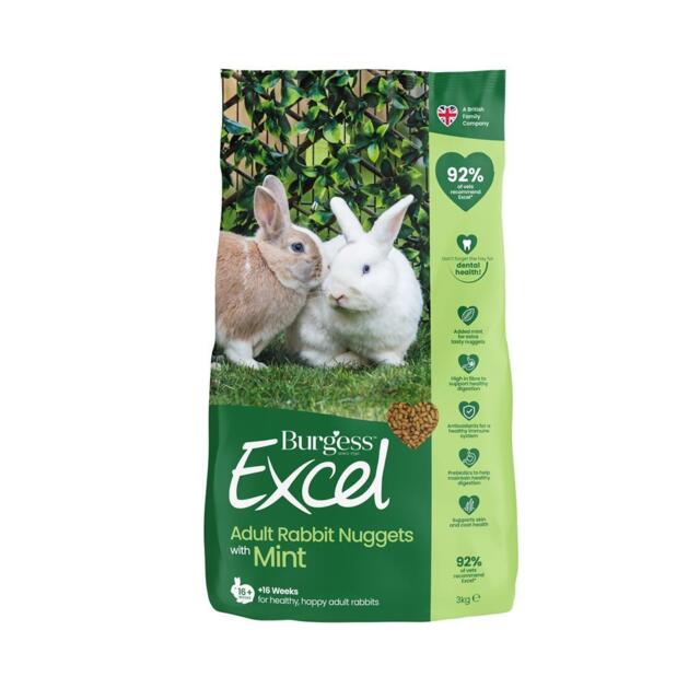 Burgess Excel +16 weeks Mint 1.5kg.