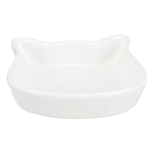 CERAMIC BOWL, CAT FACE (Blue)