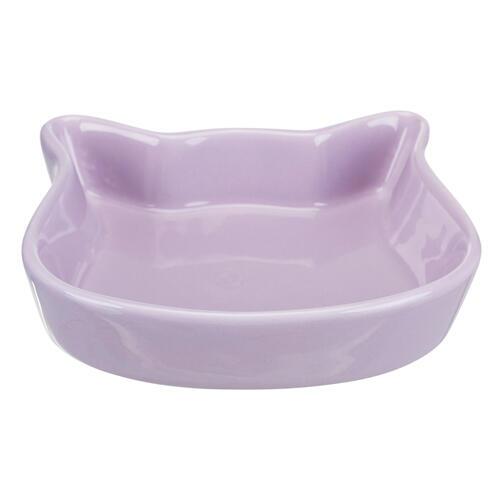 CERAMIC BOWL, CAT FACE (Blue)