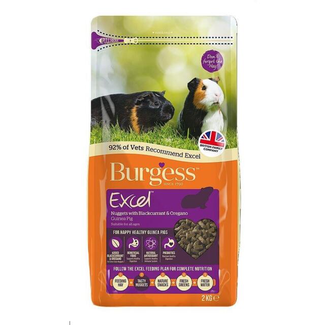 Burgess Excel Marsvinefoder med Solbær og Oregano 1,5 kg