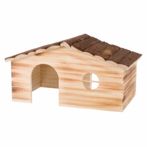 Natural Living Ragna house, burnt wood 35 × 18 × 20 cm