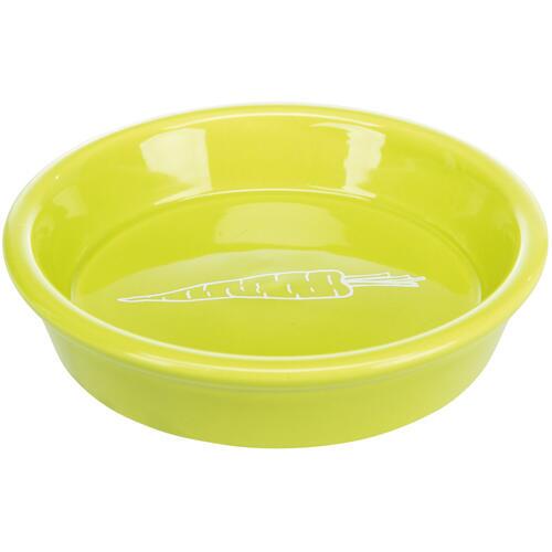 Feeding bowl for rabbits and guinea pigs