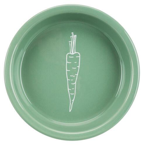 Feeding bowl for rabbits and guinea pigs