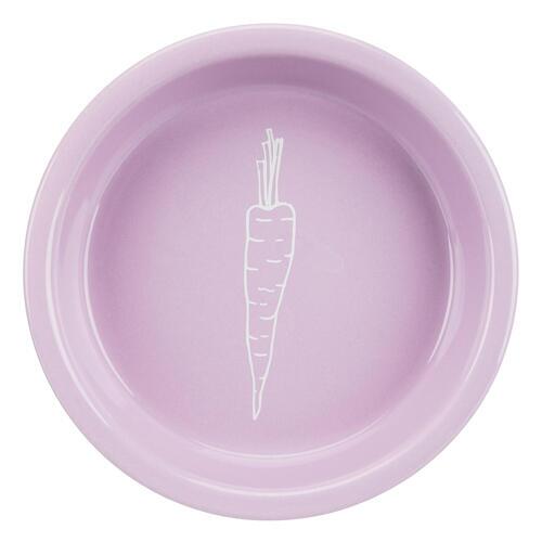 Feeding bowl for rabbits and guinea pigs