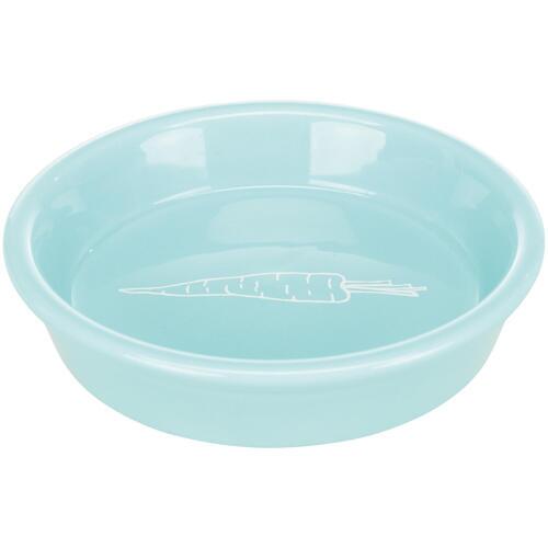 Feeding bowl for rabbits and guinea pigs