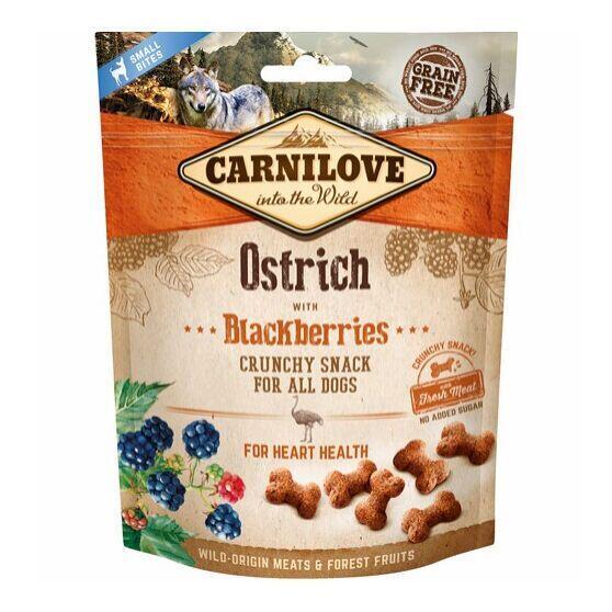 Carnilove Crunchy Snacks Ostrich & Blackberry 200g