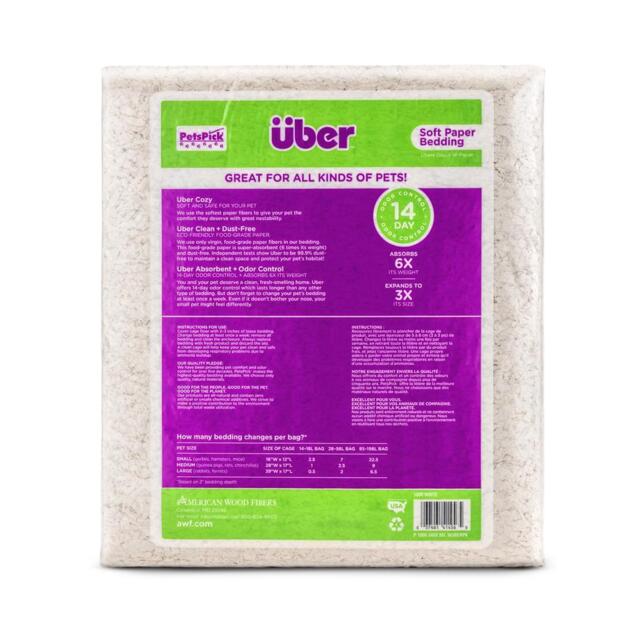 ÜBER Paper bedding 56 L White (SOLD OUT)