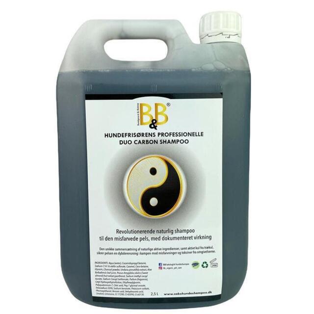 B&B Hundefrisørens professionelle Duo Carbon shampoo