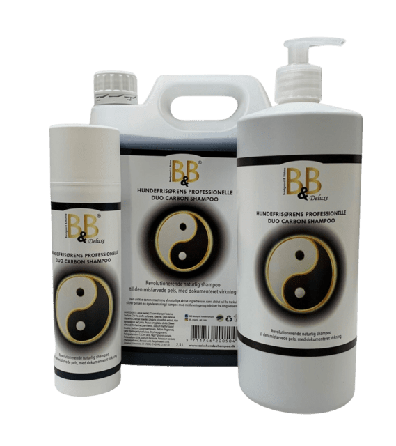 B&B Hundefrisørens professionelle Duo Carbon shampoo