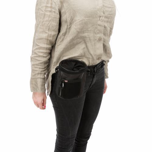Trixie treat bag with shoulder strap and fastening clip