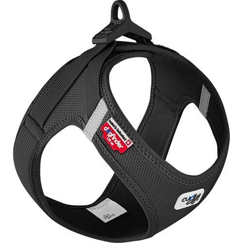 Curli Clasp Air Mesh Step-in Dog Harness - Black