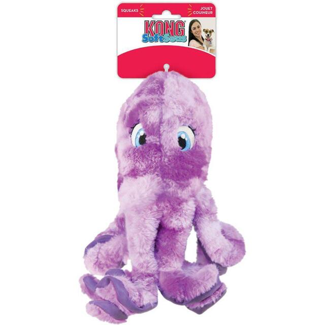 KONG SoftSeas Octopus Lila L 27 cm