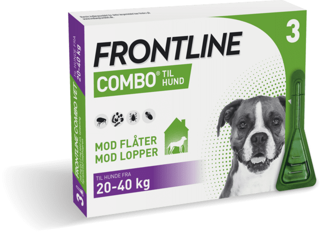 Frontline Combo flea treatment 3 x 2.68ml for dogs 20-40 kg