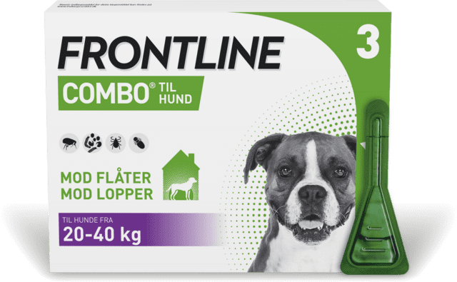 Frontline Combo flea treatment 3 x 2.68ml for dogs 20-40 kg