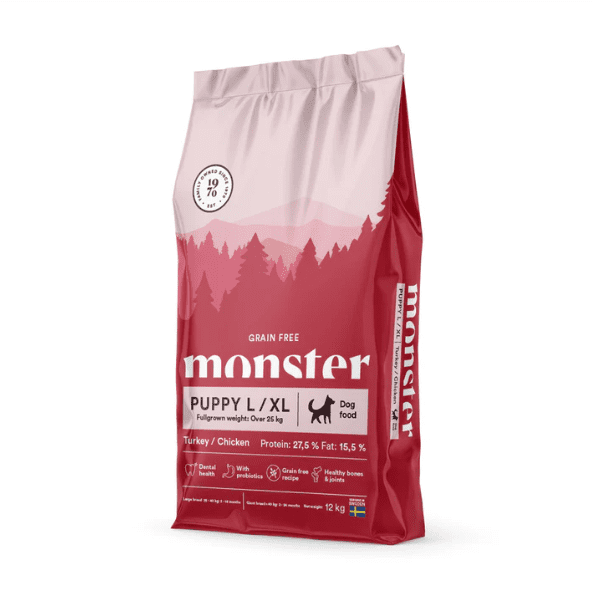 Monster Grain Free Puppy L/XL Chicken/Turkey 12 kg (SOLD OUT)