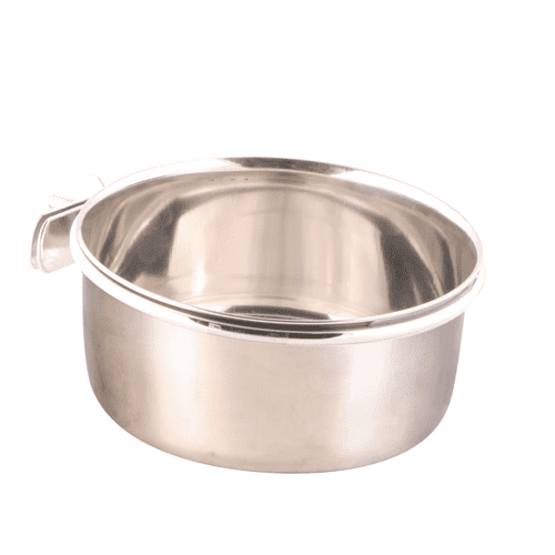 Steel bowl with screw fitting ø12cm