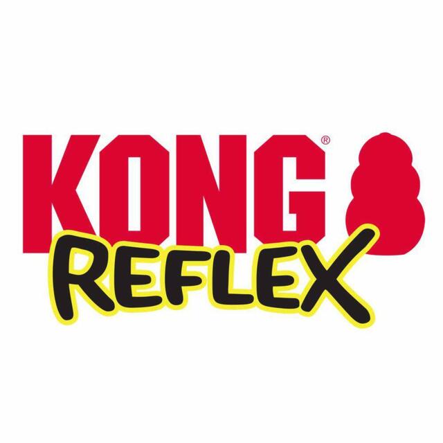 KONG Reflex Ball L robust apportbold med opspring til hunde (Ø 7,5 cm) (Outlet)