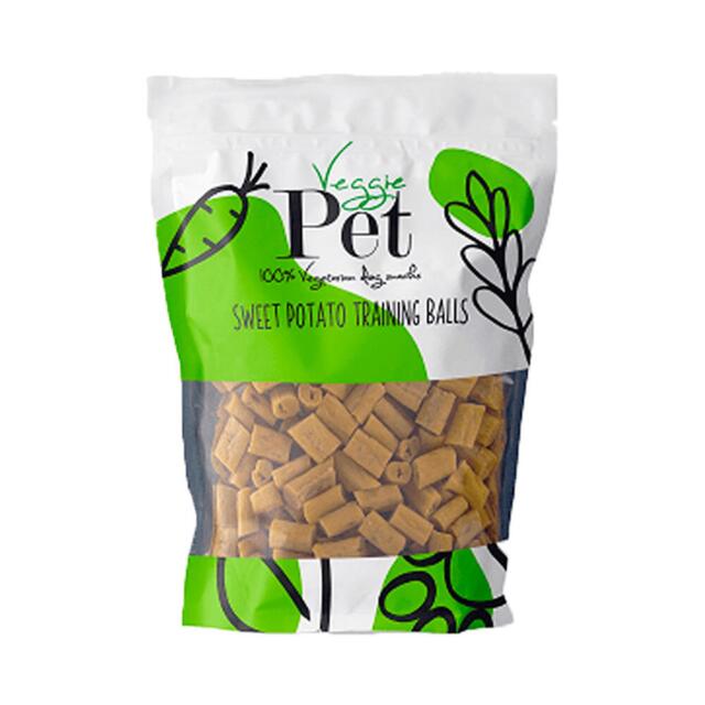 VeggiePet Sweet Potato Training Balls – Kun 1% fedt