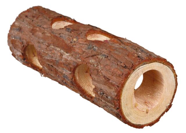 Rodent tunnel natural wood 20cm