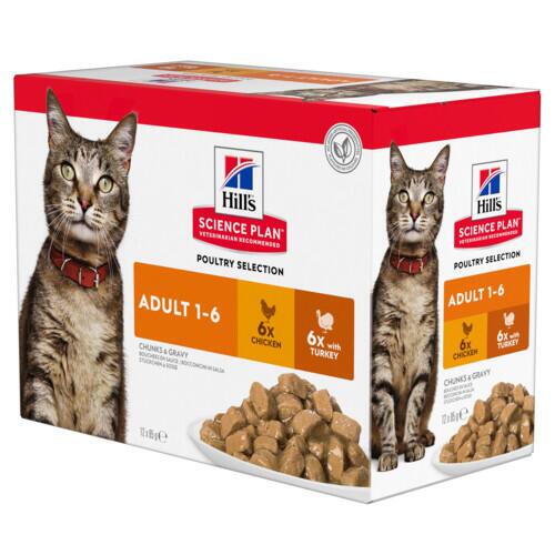 Hill's Science Plan Adult Poultry Selection kylling & kalkun
