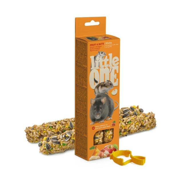 Little One Sticks med frugt og nødder, 2x60 g