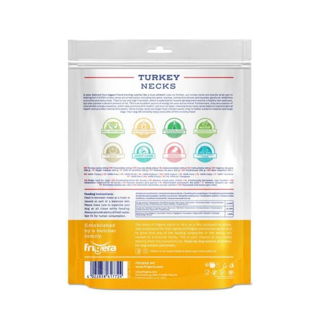 Frigera Natural Dog Chews Kalkunhals 250 g