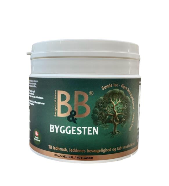 B&B Byggesten kosttilskud med collagen til led og bevægelighed hos hunde (100 g)