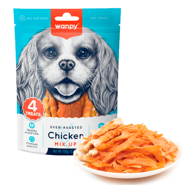 Wanpy Chicken Mix Up Value Pack 150g (Outlet)