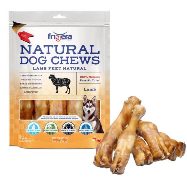 Frigera Natural Dog Chews Lammefødder 5 stk